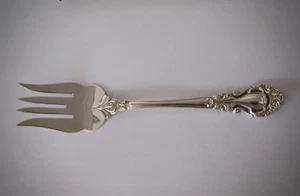 Sterling 925 Silver: Kirk Stieff Royal Dynasty Punched Submissions Fork fork  - Picture 1 of 4