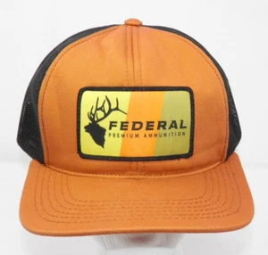 Federal Premium Ammunition Logo Hat • Cap Mesh Snapback Hunting Shoot Sports USA - Picture 1 of 11