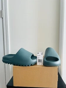 Adidas Yeezy Slide Slate Marine ID2349 Men's US Size 5 NEW FREE SHIPPING*^* - Picture 1 of 7
