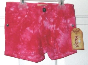 NWT TODDLER GIRLS BRIGHT ROSE TIE DYE MUDD SHORTS SIZE 5 $30 - Picture 1 of 1