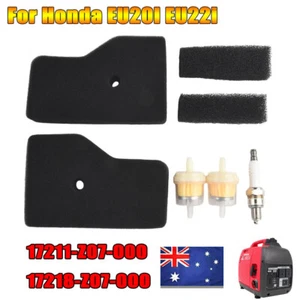 Air Filter Service Kit Fit For Honda EU20I EU22i Generator Plug 17211Z0700 Parts - Picture 1 of 12