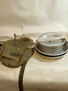 Vintage Palco Worcester MA Aluminium Camping Kit mit Canvas Tasche - Bild 1 von 14