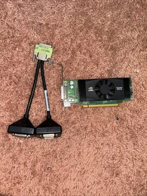NVIDIA Quadro NVS 420 VHDCI DisplayPort X4 Monitors SFF Video Card Windows 10 - Image 1 of 3