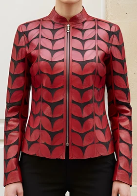 Chaqueta de cuero para mujer Chaqueta de cuero para mujer Chaqueta de cuero Todos los colores Foto 1 de 4