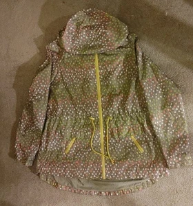 MOSSIMO SUPPLY CO Zip Up Multicolor Print Hooded Windbreaker Jacke Damen XL - Bild 1 von 9