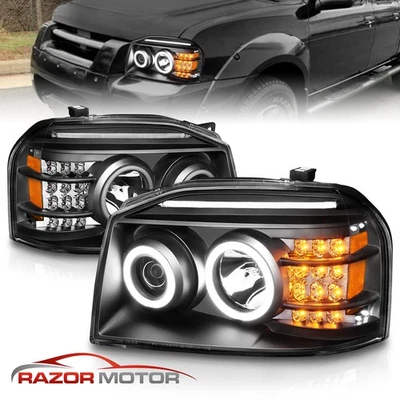 Par de faros proyectores LED halo Frontier 2001 2002 2003 2004 Foto 1 de 4