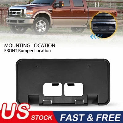 Front License Plate Bracket For 2008-2010 Ford F250 F350 F450 F550 Super Duty - Image 1 of 4