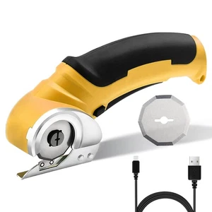Cordless Electric Scissors, 4.2V Rechargeable Eletric Rotary Cardboard Cutter... - Picture 1 of 7