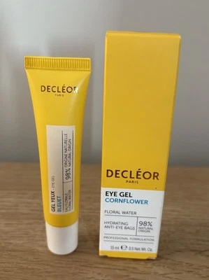 Decleor Eye Gel Hydrating Anti Ageing Eye Bags 15ml Cornflower New Boxed - image 1 of 4