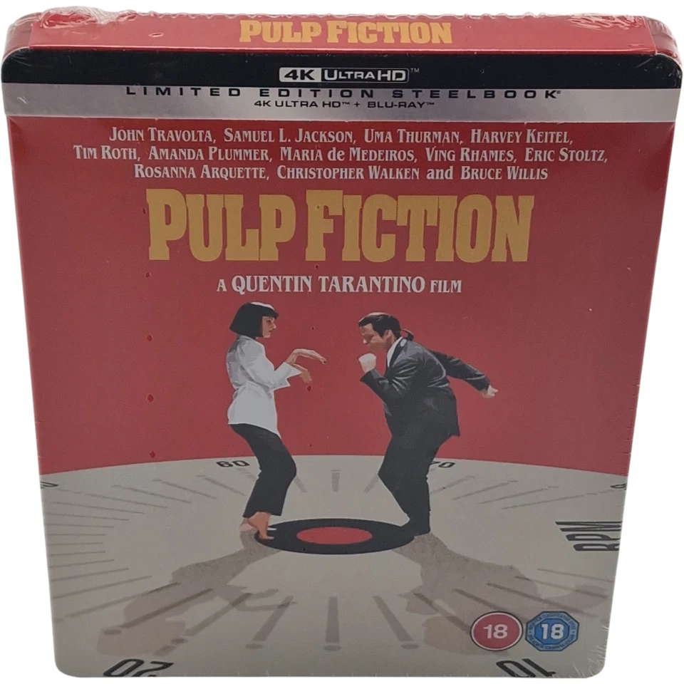 Pulp Fiction (4K Ultra HD + Blu-ray, 2022, 2 Discs, Limited Edition SteelBook)