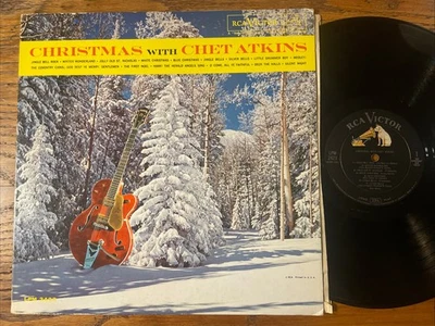 Christmas With Chet Atkins LP RCA Mono Holiday Rockabilly VG+ - Image 1 of 4