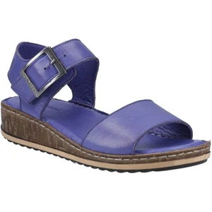 Hush Puppies Ellie Leather Women's Indigo Sandals - Picture 1 of 2