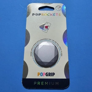 💎PREMIUM Popsockets PopGrip: Phone Holder & Stand - LAVENDER ALUMINUM DIAMOND - Zdjęcie 1 z 5