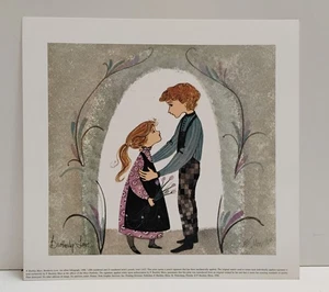 Tirage lithographique P. Buckley Moss 1996 "Amour fraternel" signé n° 232/1000 - Photo 1/6