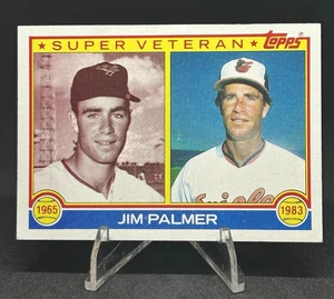 Jim Palmer - HOF - 6 Time All-Star - Super Veteran 1965-1983 - 1983 Topps # 491 - Picture 1 of 10