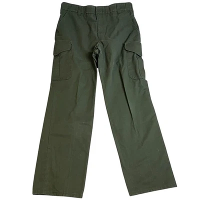Pantalones de Carga Tácticos Horace Pequeños para Hombres 35 Pierna Recta Verde Aire Libre Informales Foto 1 de 4