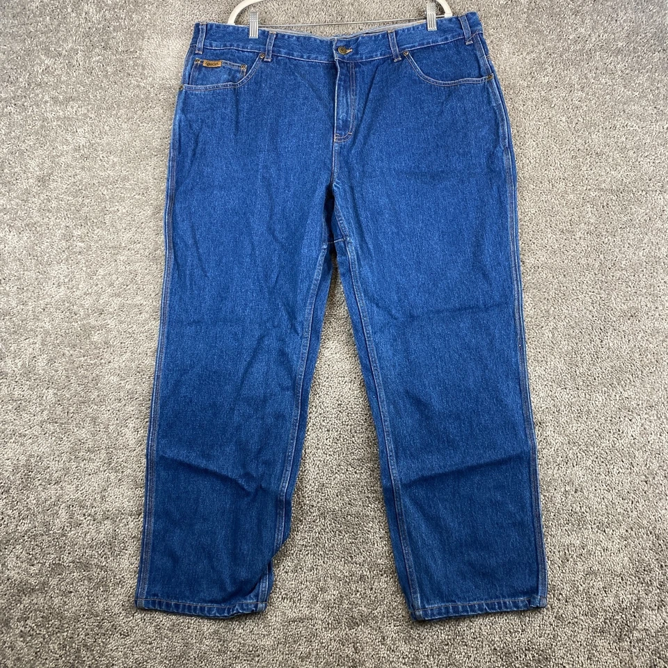 Мужские прямые джинсы из денима Rocky Outdoor Gear размер 44X30 синие темные вареные с 5 карманами - Изображение 1 из 4