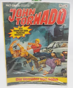 John Tornado - No. 7 - El hombre de las mil máscaras - Cómic vintage - Bastei - Imagen 1 de 2