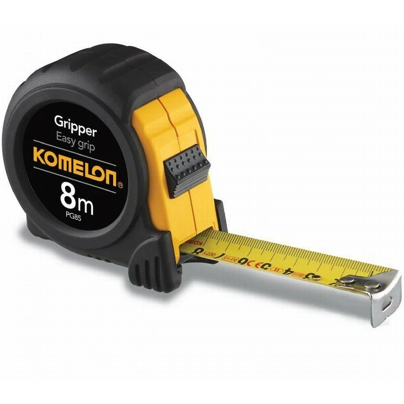 Komelon The Gripper Metric Steel Tape Measure 8m x 25mm - Image 1 of 1