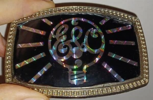 NOS Vintage 70s ELO Electric Light Orchestra CPI Belt Buckle - Colorful prism - Bild 1 von 5