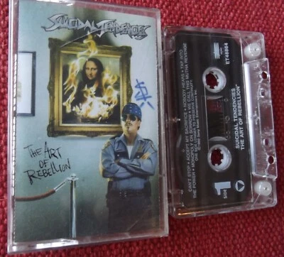 SUICIDAL TENDENCIES Cassette 90s Punk Metal Hardcore THE ART OF REBELLION Tested - Image 1 of 4