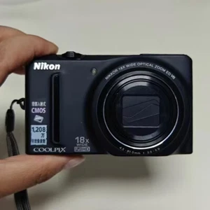 Nikon Coolpix S9100 Black 12.1MP 18x Optical Zoom Full HD Digital Compact Camera - Picture 1 of 6