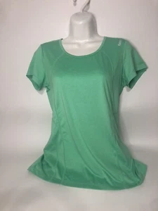 Reebok Light Green Atheltic Short Sleeve T-Shirt Women’s Small  - Picture 1 of 4
