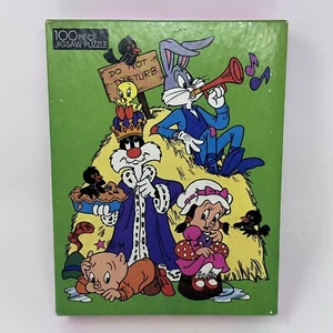 Bugs Bunny Porky Pig Sylvester Tweety Bird 100 Piece Puzzle Vintage 1983 Sealed - Picture 1 of 8