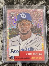 VIDAL BRUJAN  2022 Topps Chrome Platinum Rose Gold Mini Diamond 18/75 Rookie