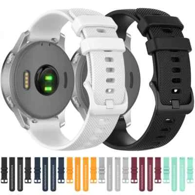 18mm/20mm Replacement Silicone Wristband Watch Band Strap For Garmin Watch - image 1 of 4