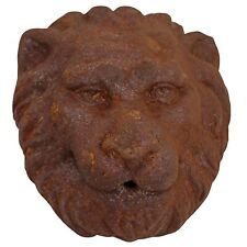  Lion head wall decoration iron sculpture figure fountain f