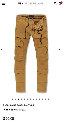 Jordan Craig Ross Fit Cairo Cargo Pants (Wheat) - Image 1 of 3