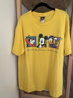 Vintage 90's Jerry Leigh "Goofy & Mickey & Donald" T-Shirt - Men's Large - Image 1 of 4