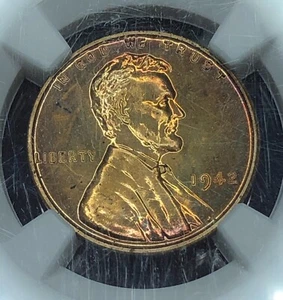 1942 PROOF LINCOLN WHEAT CENT **NGC CERTIFIED PF 64 RB** SHIPS FREE!! - Picture 1 of 8