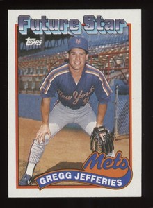 1989 Topps #233 Future Star Greg Jefferies Mets Baseball Card