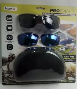 Sunglasses PROCAM Hands Free 1080P HD Sport/Nature Video Recording Glasses NEW - Picture 1 of 6