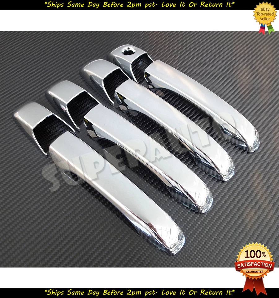 Хромированные крышки на ручки для Dodge Caravan 2008-17 годов выпуска калибр Avenger Jourey Magnum 8 шт. - Изображение 1 из 1