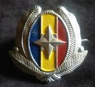 Cap Badge Coat of Arms Officer of Romanian Intelligence Service 1990 Rare medal