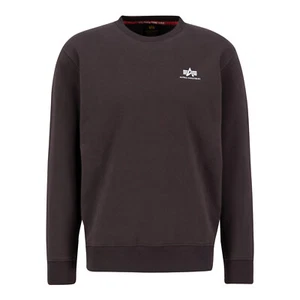 ALPHA INDUSTRIES Herren Sweater Basic Small Logo hunter brown Pullover braun S - Bild 1 von 1