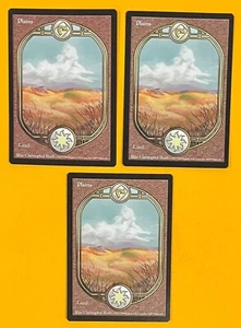 MTG PLAINS (x3) Unglued (OldManMTG 011-626) - Picture 1 of 3