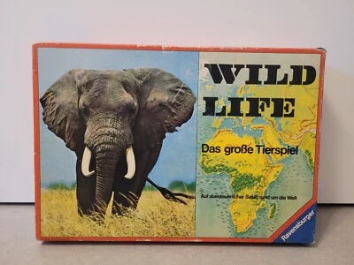 Ravensburger: 1976 WILD LIFE Das große Tierspiel 602 5 215 7 unvollständig - Bild 1 von 4
