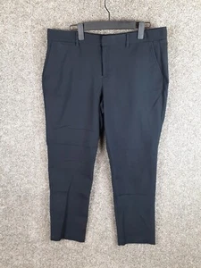 Gap Slim Crop Pant Womens 14T Tall Black Mid Rise Pockets Casual Career Modern - Picture 1 of 12