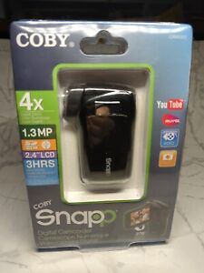 Coby Snapp CAM4002 Digital Camcorder 4X Digital Zoom 2.4" LCD Screen Pocket Size