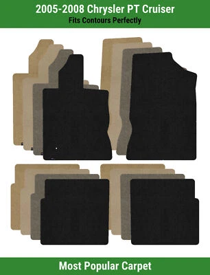Alfombrillas Lloyd Ultimat fila delantera y trasera para Chrysler PT Cruiser 2005-2008  Foto 1 de 4
