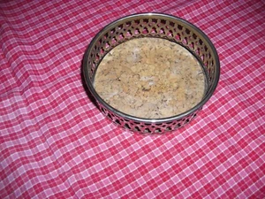 Silverplated cork lined Wine Bottle Coaster - used - Picture 1 of 2
