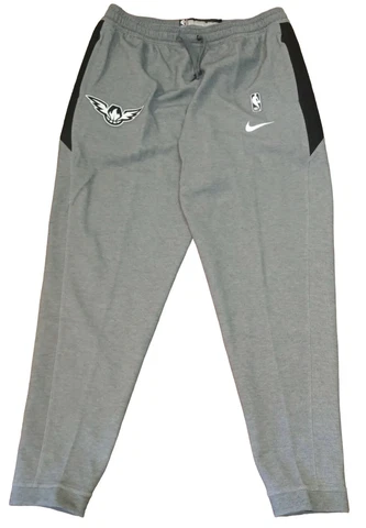 Men's Nike Dri-Fit NBA Atlanta Hawks Showtime Sweatpants Gray 2XL-T 932958-032 Cover