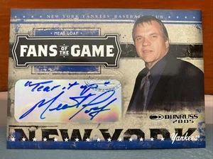 2005 Donruss Fans Of The Game Meat Loaf Inscribed Auto - Picture 1 of 3