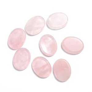 8 Pezzi Piccole Pietre per Massaggio Caldo Quarzo Rosa Rock Spa Massaggiatori Pietre per Donna e Me - Foto 1 di 4