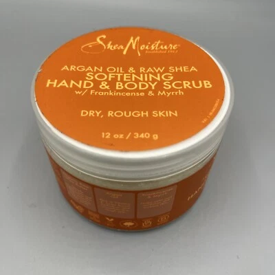 Shea Moisture Softening Hand & Body Scrub Argan Oil 12 oz Tub - Image 1 of 4