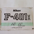 Notice Emploi Nikon F 401 X Manuel Utilisation En Français